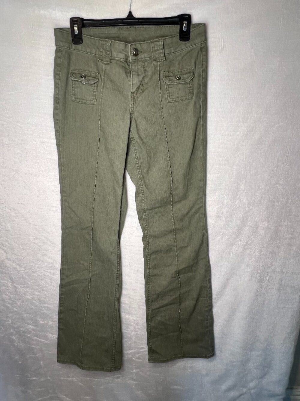 Divided H&M Khaki Beige High Rise Bootcut Stretch Pants Size 6